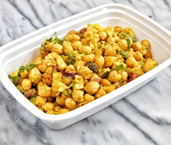 Roasted Curry Chickpea Salad